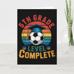 5. Klasse Level Kompletter Fußball Junge Mädchen L Karte