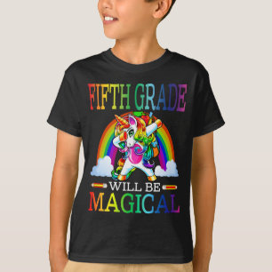 5. Klasse Magisches Unicorn erster Schultag T-Shirt