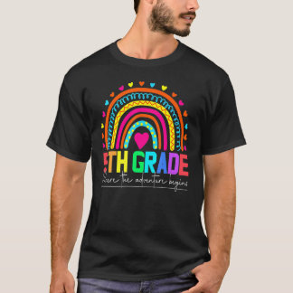 5. Klasse Regenbogenlehrer Team Fünfte Klasse T-Shirt