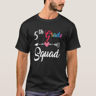 5. Klasse Squad Fünfte Klasse zurück zu Schulschme T-Shirt