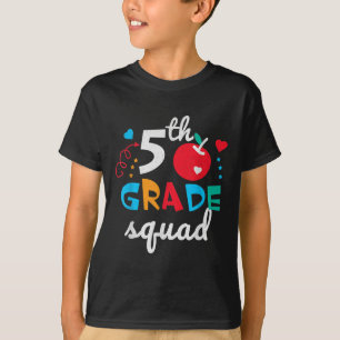 5. Klasse Squad Jungen Mädchen Lehrer Süß Zurück z T-Shirt