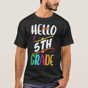 5. Klasse Team Hallo Fünfte Klasse Lehrer Jungen M T-Shirt