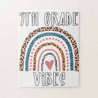 5. Klasse Vibes Nur Zebra Giraffe Cheetah Rainbow Puzzle