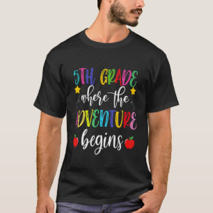 5. Klasse, wo das Abenteuer wieder in Schoo beginn T-Shirt