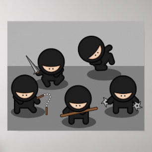 5 Kleine Ninjas Poster