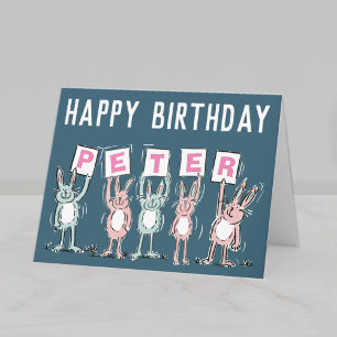 5 Letter Name Happy Birthday Card Karte