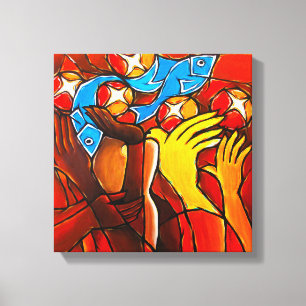 5 Loaves 2 Fish Canvas Print Leinwanddruck