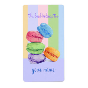 5 Macarons-Buchzeichen