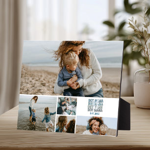 5 Mama-Kinder-Fotocollage Fotoplatte