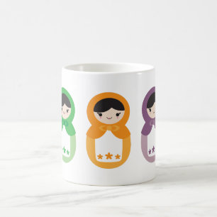 5 Matryoshka Schatze Tasse