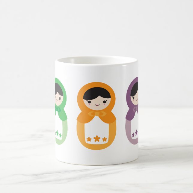 5 Matryoshka Schatze Tasse (Mittel)