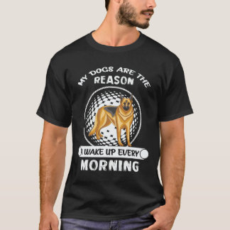 5 Meine Hunde sind der Grund, warum ich jeden Morg T-Shirt