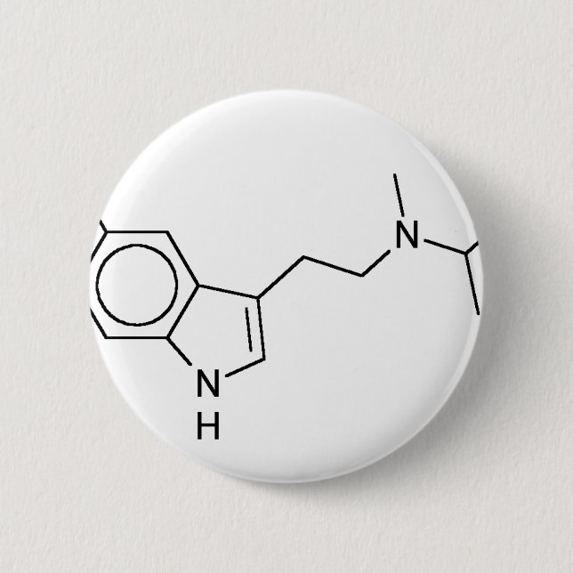 5-MeO-MiPT Button (Vorderseite)