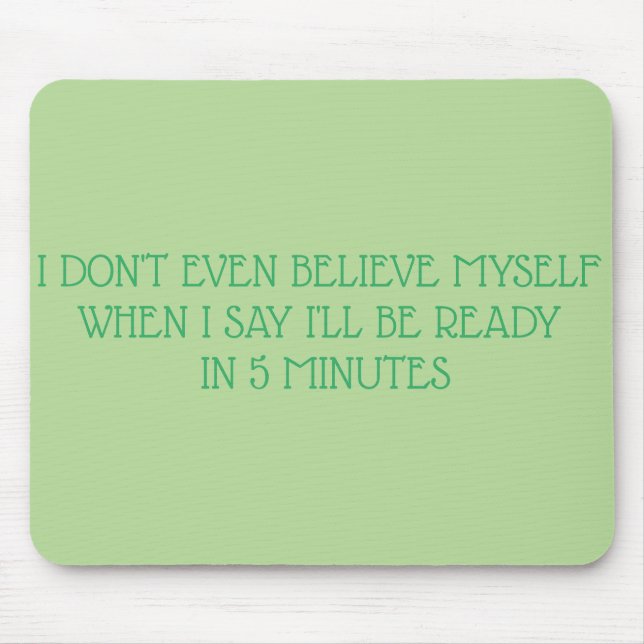 5 MINUTEN Mousepad (Vorne)