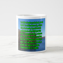 5. Mose 28:13-14 WEBU Mug Jumbo-Tasse