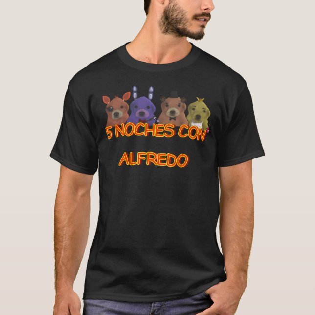 5 Noche Con Alfredo T-Shirt (Vorderseite)