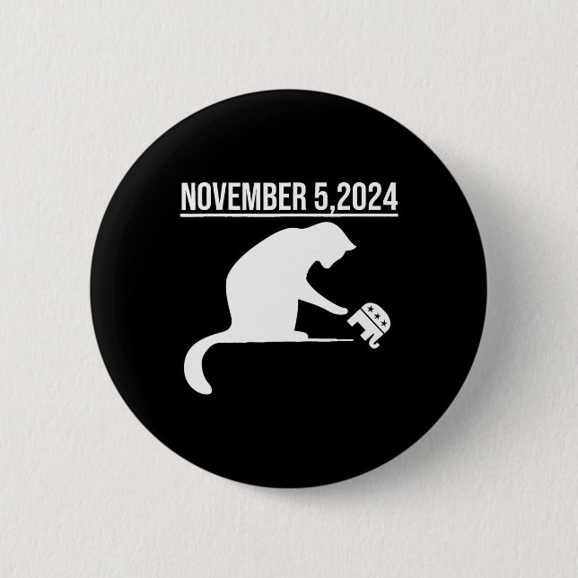 5. November 2024 Die Rache der Cat Ladys Button (Vorderseite)