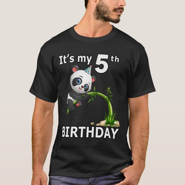 5 Panda 5. Py Animal Panda T-Shirt (Vorderseite)
