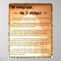 5 Patronen Glenn Beck Poster