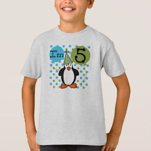 5. Pinguin-Geburtstag T-Shirt