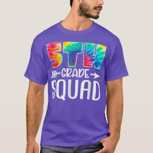 5. Platz-Gefärbte Krawatte zurück zum Schullehrer T-Shirt