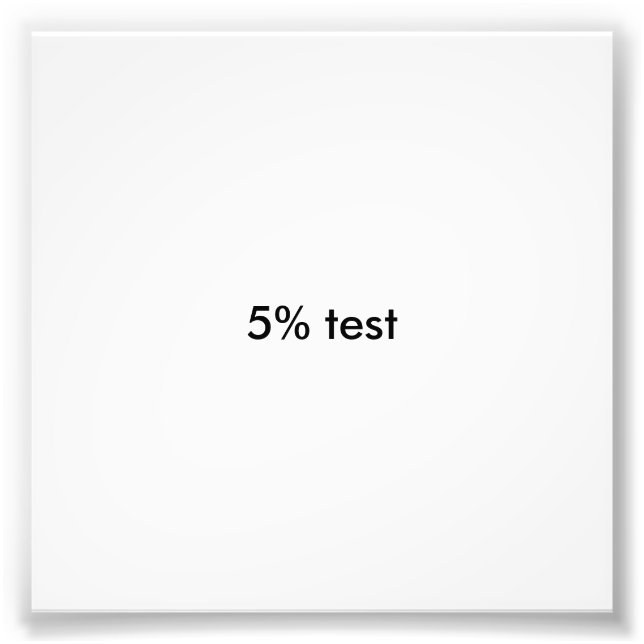 5 % Prüfung Fotodruck (Vorne)