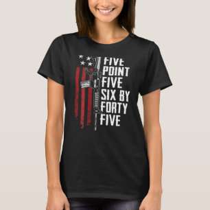 5-Punkt-556-Amo Ar15-Rifle-Besitzer auf B T-Shirt