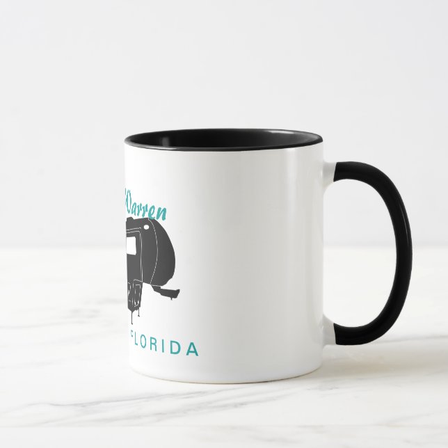 5. Rad RV-Silhouette-Grafik Tasse (Rechts)