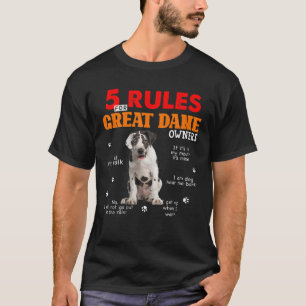 5 Regeln für große Menschenbesitzer T-Shirt