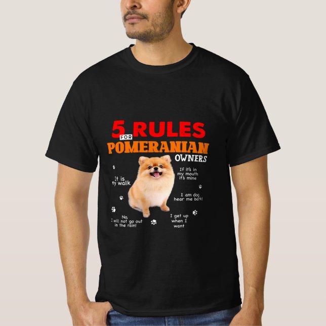 5 Regeln für Spitz T-Shirt (Vorderseite)