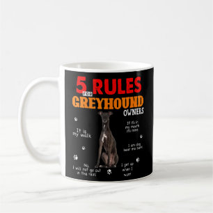 5 Regeln für Windhunde-Eigentümer Kaffeetasse