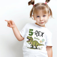 5. Rex Niedlich Dinosaurier Thema 5th Birthday Par