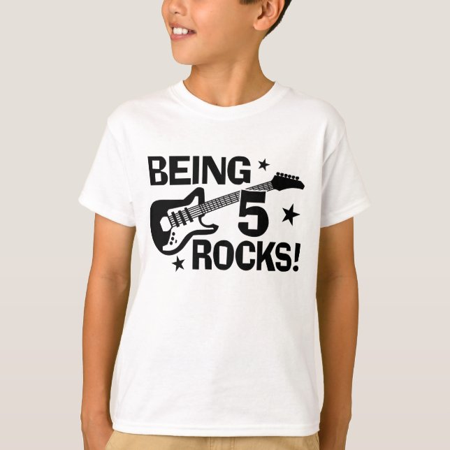 5 Rocks T-Shirt (Vorderseite)