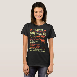 5 Sachen, die Sie über Ziegen-Mama kennen sollten T-Shirt