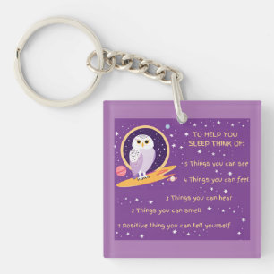 5 Schrittweise Achtung Acrylischer Schlüsselanhäng Schlüsselanhänger