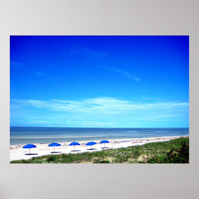 5 Sonnenschirme Poster (Vorne)