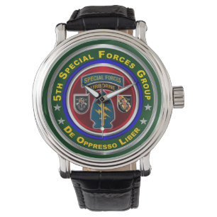 5. Special Forces Group Im Flugzeug Armbanduhr