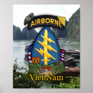 5. Spezialstreitkräfte Gruppe Grüne Berets Kriegsv Poster
