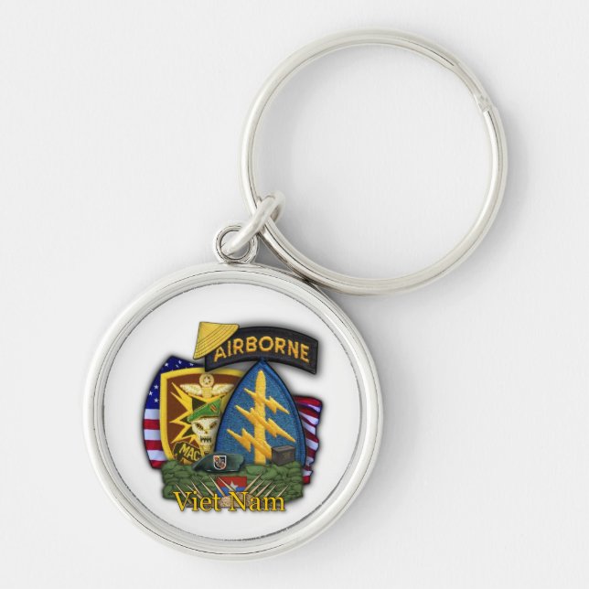 5. Spezielle Kraft Grünbeeren Veteranen Schlüssela Schlüsselanhänger (Vorne)