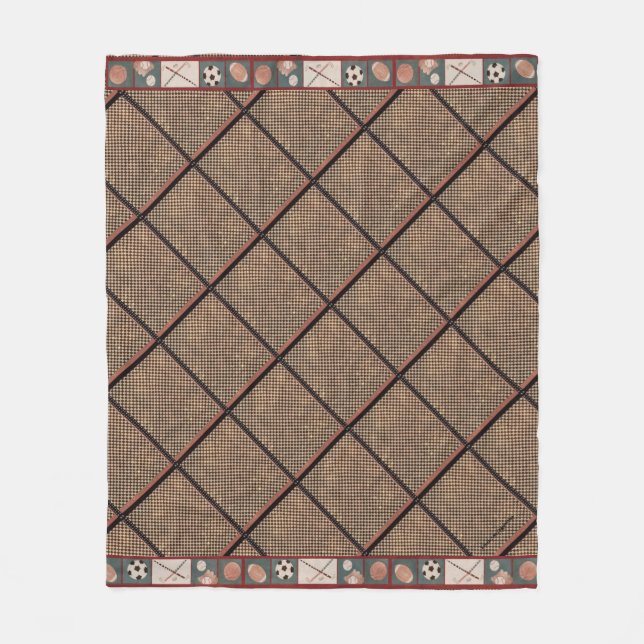5 Sport Vintage Fleecedecke (Vorderseite)