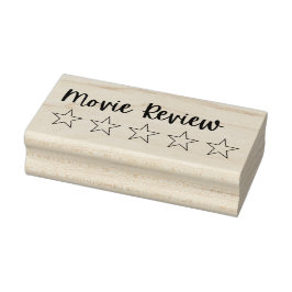 5 Star Movie Review Briefmarke | Briefmarke des Fi Gummistempel