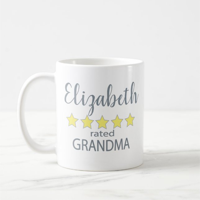 5 Sterne Oma Kaffeetasse (Links)