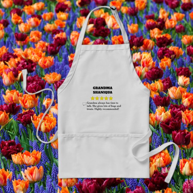 5 Sterne Oma Review Erwachsene Schürze (Von Creator hochgeladen)