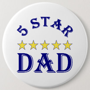 5 Sterne Papa Button