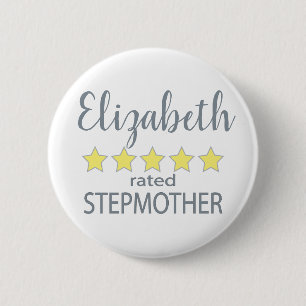 5 Sterne Stiefmutter Button