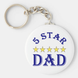 5-Sterne-Vater Schlüsselanhänger