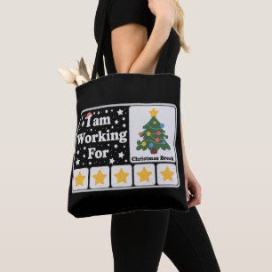 5 Sterne Weihnachtsbaum am Arbeiten für Weihnachts