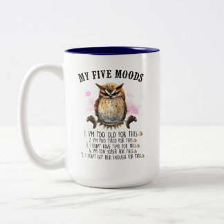 5 Stimmungen Kaffeetasse