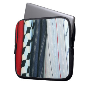 5 Stoffe mit geometrischen Mustern Laptopschutzhülle