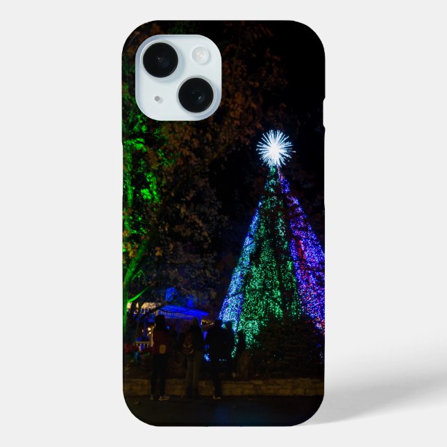 5 Story SDC Tree Night iPhone Case (Rückseite)